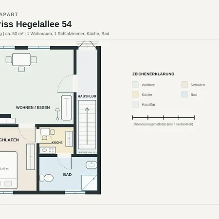 Apartment Für 2 Personen 50 M² Potsdam
